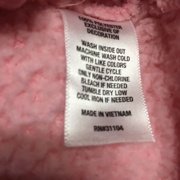 Crown & Ivy Half Zip Pink Sherpa Pullover size S - Picture 8 of 14